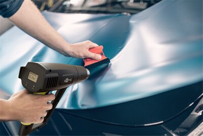 Teplovzdušná pištoľ, 1500W, LCD display, Premium, čierna