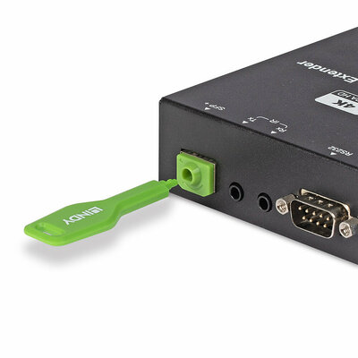 SFP Port Blocker, bez kľúča, 20x zámok SFP, zelený