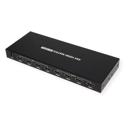 Video selektor/switch HDMI 4IN/4OUT, EDID Management, UHD 4K@60Hz, RS232, 18G, True Matrix