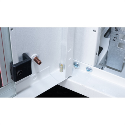 19" Rack na stenu 12U, sivý, 645x600x450mm (HxWxD), odnímateľné bočnice