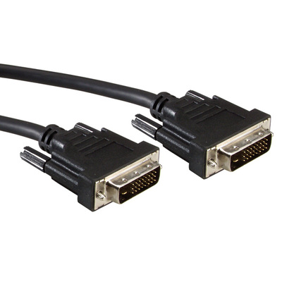 Kábel DVI-D M/M 3m, Dual-Link, 3840x2160@30Hz, čierny