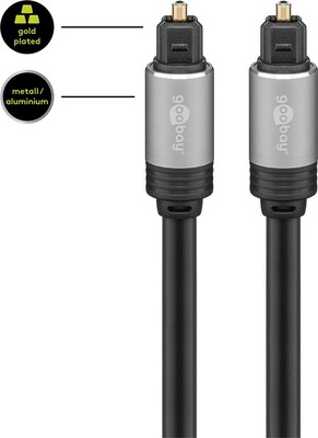 Kábel Toslink audio optický SPDIF prepojovací M/M 0.75m, + adaptér 3,5mm mini toslink, čierny