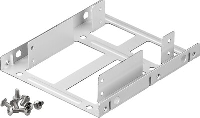 Montážna sada na HDD z 3.5" na 2x 2.5" strieborný