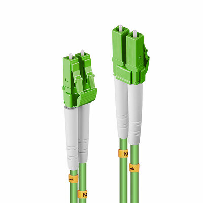 Fiber kábel LC-SC, 20m Duplex OM5(50/125µm), LSOH, 4mm, zelený