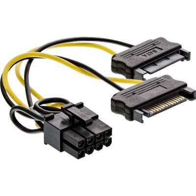 Kábel napájací interný 2x Sata na 8 pin PCI ExpressII