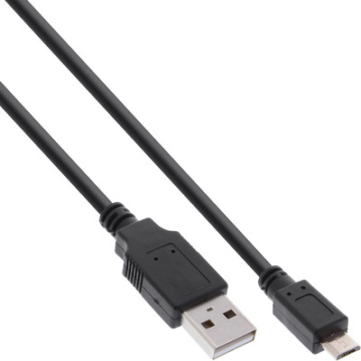Kábel USB 2.0 A-MICRO-B M/M 1.5m, High Speed, čierny, quick-charging
