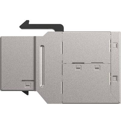 Konektor Keystone cat.6, tienený, strieborný, SPOJKA RJ45