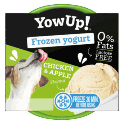 YowUp! Mrazený jogurt, kuracie mäso a jablko, 110g