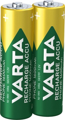 Batéria VARTA RTU nabíjacia AA (2ks) 1.2V 1600mAh NiMH (HR6 58399) 2BL