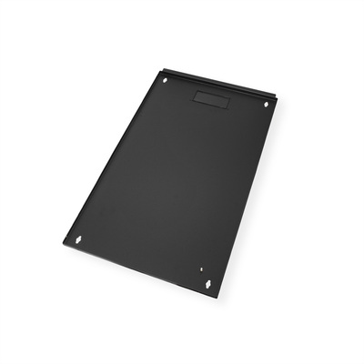 19" Rack na stenu 20U, čierny, 996x600x450mm (HxWxD), RAL9005, PRO, odnímateľné bočnice