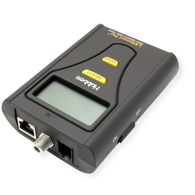 Tester siete LAN, Multi-Network, s LCD displayom, RJ45, so sledovacou sondou (LANsmart Pro), HOBBES