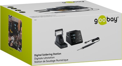 Elektrická spájkovačka 70 W, profi digitálna s LCD displejom, 160–480°C, čierna