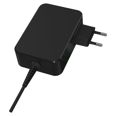 Nabíjačka / Adaptér 230V USB Typ C, s pevným káblom 1.8m, PD 90W, GaN, čierna