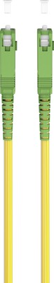 Fiber kábel SC/APC-SC/APC, 2m Simplex OS2(9/125µm), LSOH, 3mm, Kábel pre Orange a Magio, žltý