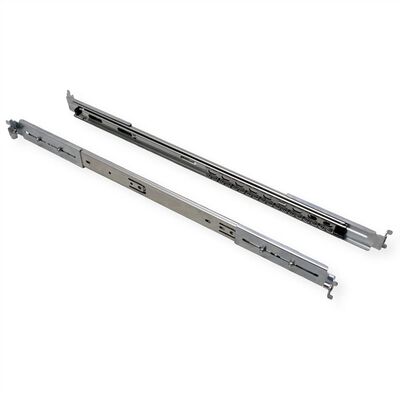 19" Polica výsuvná 568mm, max. 25kg, 1U, sada skrutiek a podložiek v balení, čierna