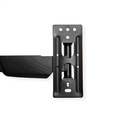 Držiak pre monitor / TV na stenu, max 25kg, rameno 400mm, VESA 75/100/200, čierny