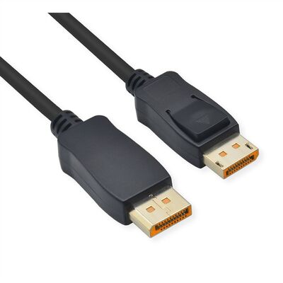 Kábel DisplayPort M/M 1.5m, 10K@60Hz, DP v2.1, 54Gbit/s, čierny