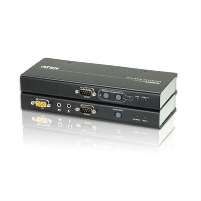Predĺženie KVM cez TP do 200m, VGA, USB, RS-232, Dual Remote (lokálne ovládanie/monitor)