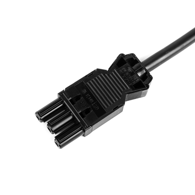 Kábel sieťový 230V, vidlica (CEE7/7) lomená - GST18 (F), 2m, 1.50mm², 16A, čierny