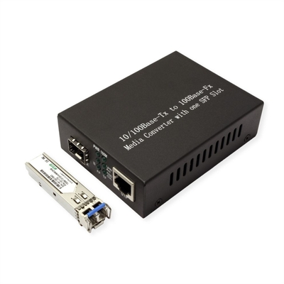 Konvertor Fiber (SFP) na RJ45 100Mbit, mini GBIC (LC Multimode) v balení