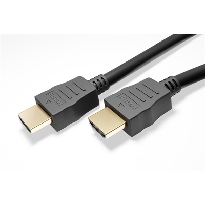 Kábel HDMI M/M 15m, Ultra High Speed+Eth, HDMI 2.0, 4K@60Hz 10.2G, G pozl. kon., čierny