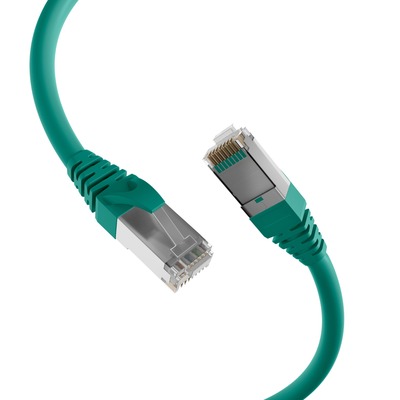 S/FTP Patchkábel PUR 25m cat.5e, zelený, Cu, SuperFlex