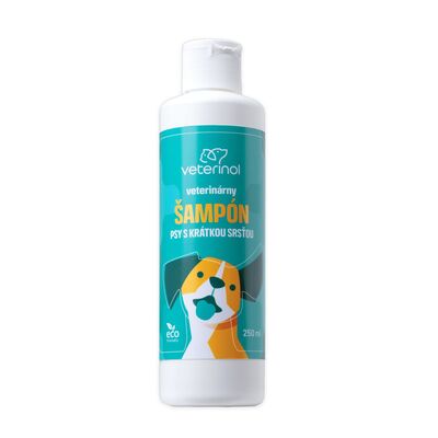 VETERINOL šampón pre psy s krátkou srsťou 250ml