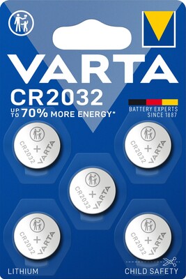 Batéria VARTA Lítiová CR2032 (5ks) 3V 230mAh (6032) 5BL