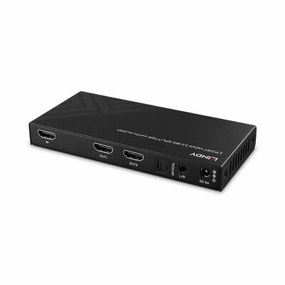 Video distribútor/splitter HDMI 1IN/2OUT, Audio Extraktor, DownScaler, UHD 8K@60Hz 48G