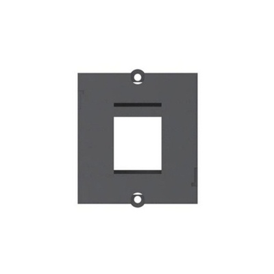 Modul pre BACHMANN, rámček 1xKeystone, kovový, čierny