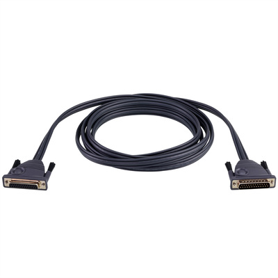 Kábel pre KVM prepínače DB25 - DB25 M/F 5m, Daisy Chain, čierny