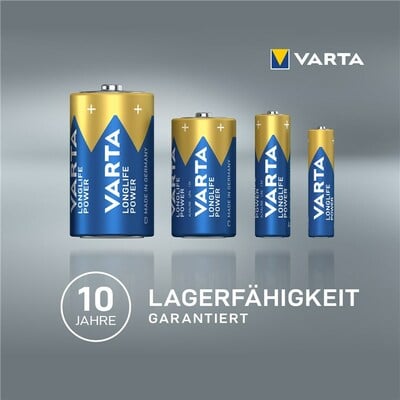 Baterka VARTA Longlife Power Alkalická D Mono (2ks) 1.5V (LR20) 2BL