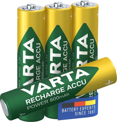 Batéria VARTA RTU nabíjacia AAA (4ks) 1.2V 800mAh NiMH (HR03 56703) 4BL