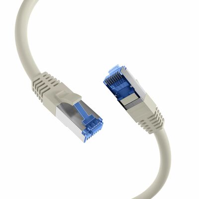 S/FTP (PiMF) Patchkábel LSOH 25m cat.7, sivý, Cu, SuperFlex