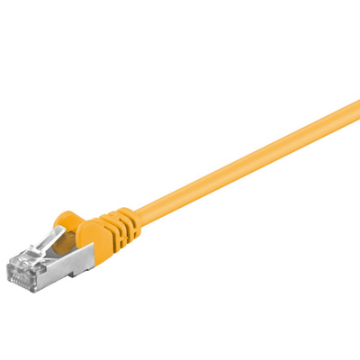 S/FTP Patchkábel 0.5m cat.5e, žltý, CCA