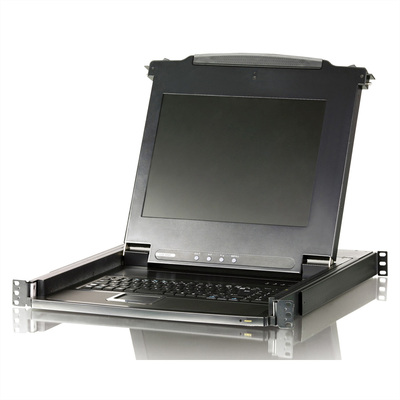KVM konzola 17" LCD, 1 port, VGA, USB + PS/2, UK layout