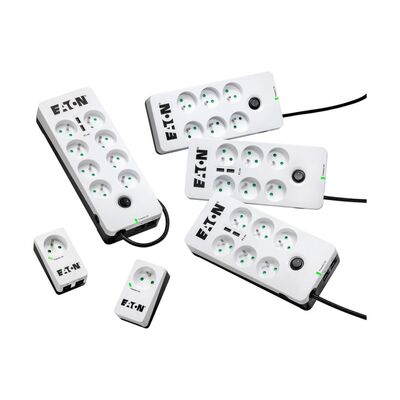 Prepäťová ochrana Eaton Protection, 1x UTE Zásuvka 230V, biela