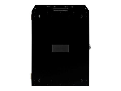 19" Rack na stenu 16U, čierny, 818x600x600mm (HxWxD), RAL9005, PRO, otočný (2-dielny)