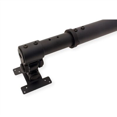Držiak pre monitor / TV, stropný, max 20kg, dĺžka 65-105cm, VESA 75/100/200, čierny