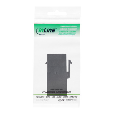 Modul USB 3.0 A/A, Keystone, čierny