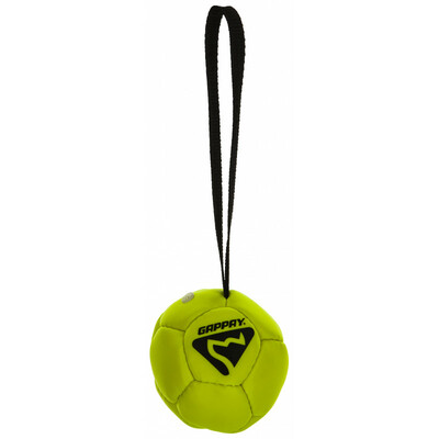 Lopta futbalová s priemerom 8cm, s uškom, malá, pískacia, ekokoža, rôzne farby