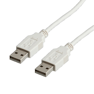 Kábel USB 2.0 A-A M/M 4.5m, High Speed, biely
