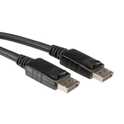 Kábel DisplayPort M/M 5m, 4K@60Hz, DP v1.2, 21.6Gbit/s, LSOH, čierny