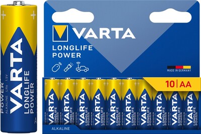 Batéria VARTA Longlife Alkalická AA (10ks) 1.5V (LR6) 10BL