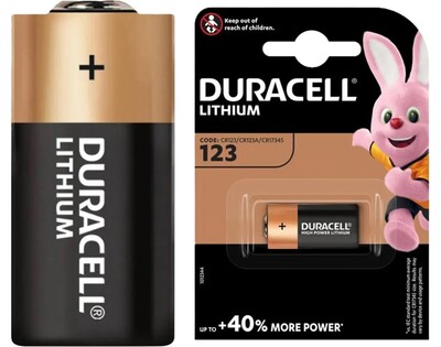 Batéria DURACELL Ultra Photo Lítiová CR123A 3V (DL123) 1BL