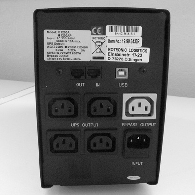UPS Záložný zdroj, VALUE 1200VA/720W, USB Port