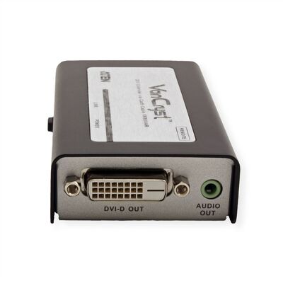Predĺženie DVI-D cez 2xTP do 60m, Audio (3.5mm jack)