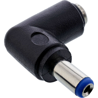 Adaptér napájací DC, 5.5x2.1mm DC M/F, zahnutý 90°, max. 15W (5V3A)