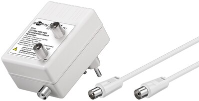 Zosilovač/rozbočovač TV signálu, 2IN/1OUT, 47 - 862 MHz, DVB-T, DVB-T2, DVB-C
