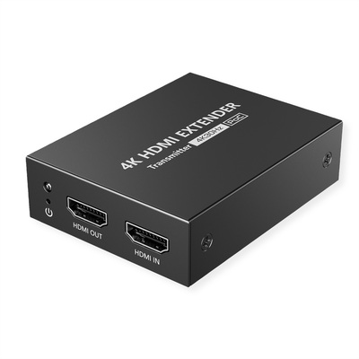 Predĺženie HDMI cez TP do 40m, IR, 4K@60Hz, Power over Cable (PoC), s lokálnym monitorom "loop out"